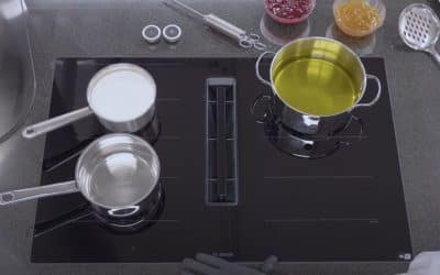 Plaque de cuisson avec hotte intégrée : design moderne et efficacité optimale pour votre cuisine